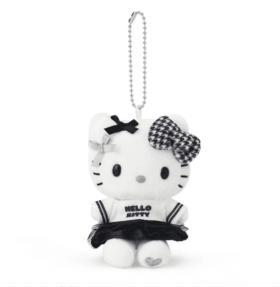 Sanrio Hello Kitty Monotone Plush Keychain 