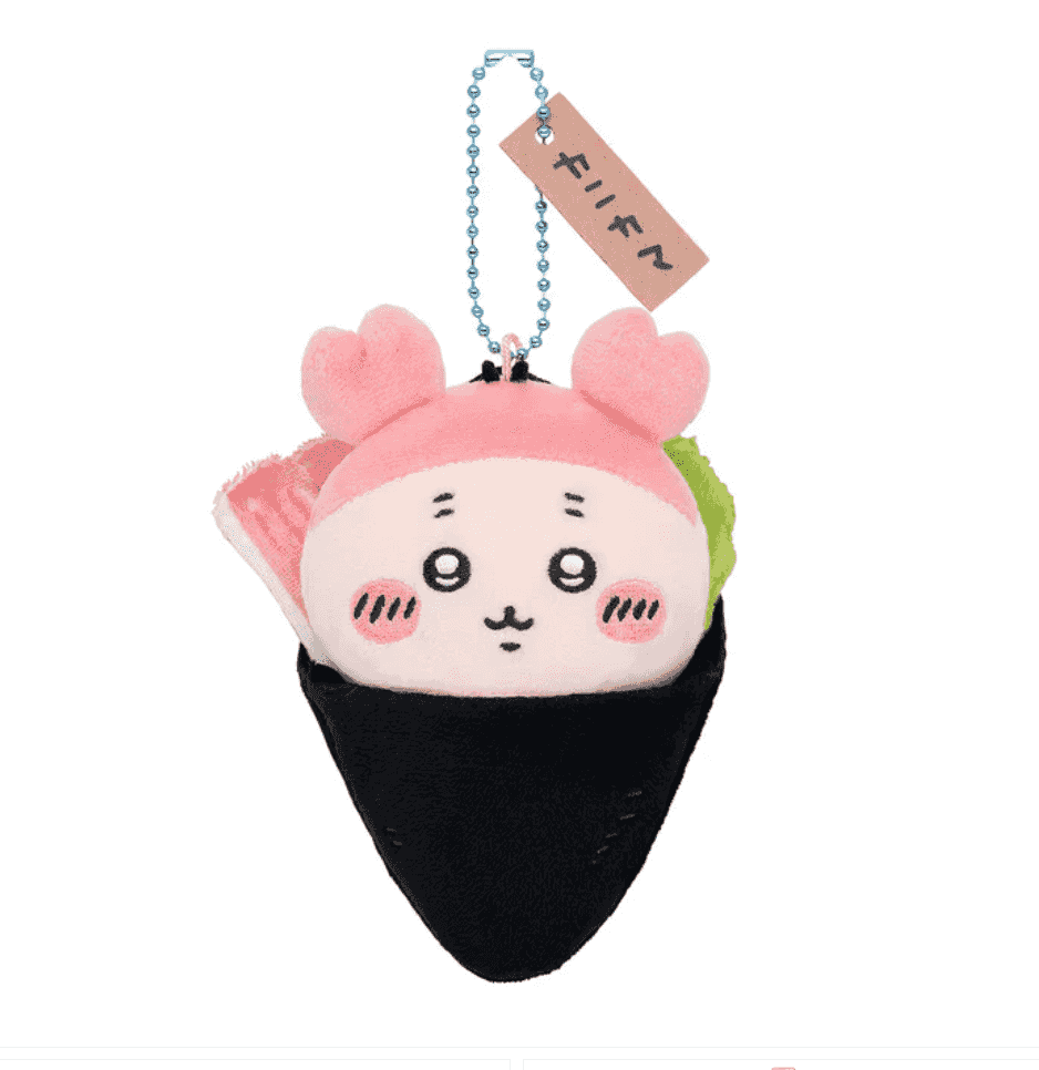 Chiikawa Sushi Mascot Holder - Kani- Chan