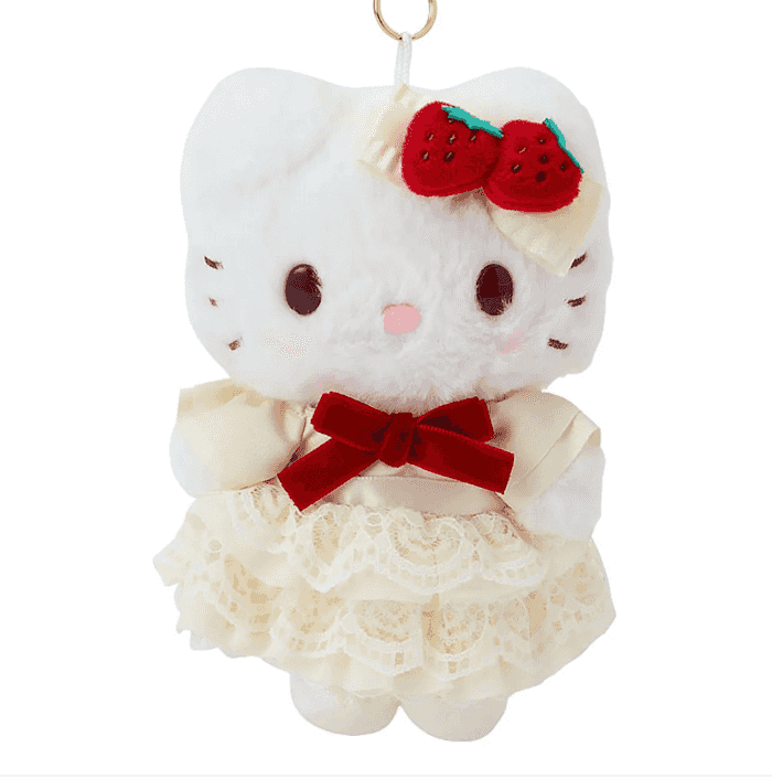 Thumbnail of Sanrio Hello Kitty White Chocolate Strawberry Bag Charm