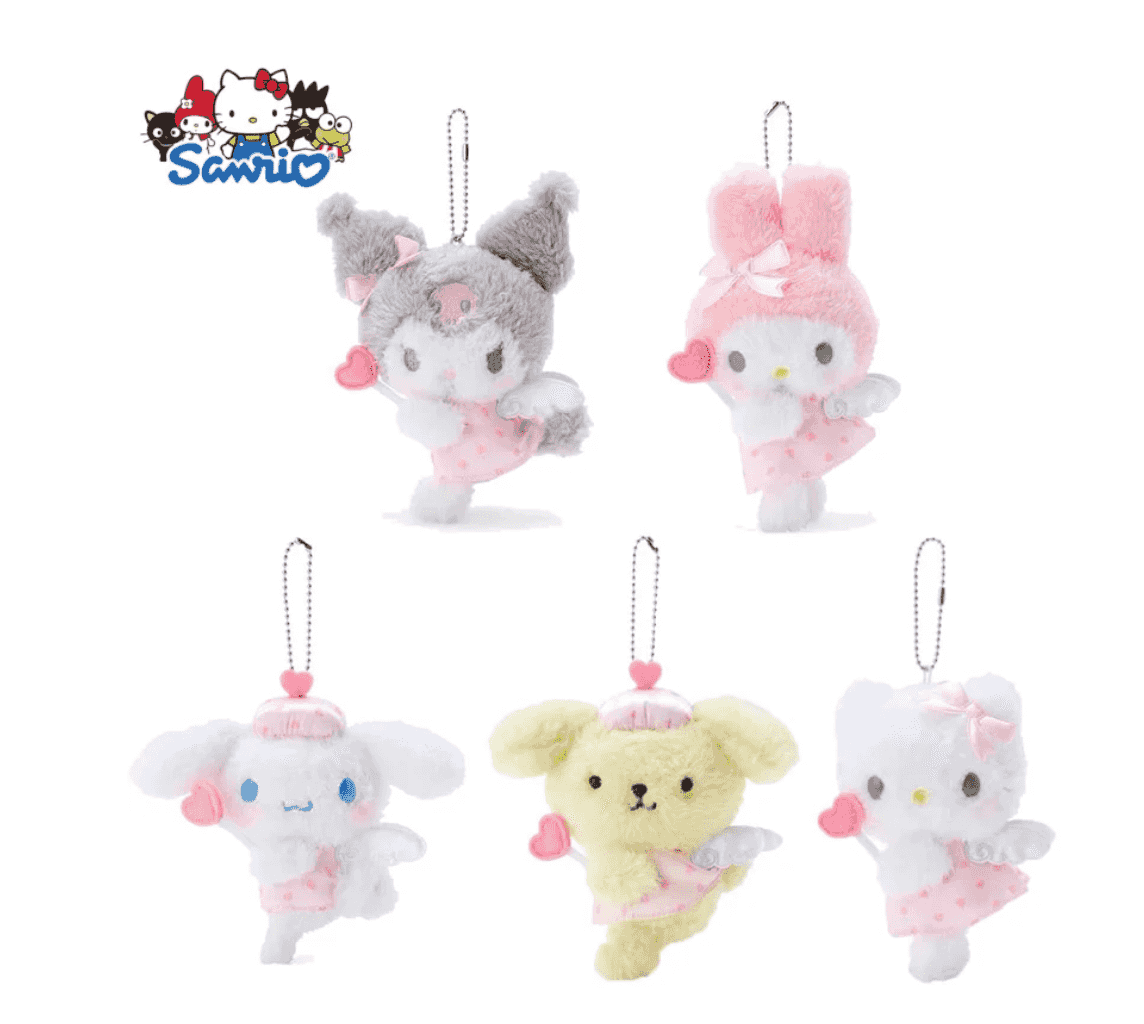 Thumbnail of Sanrio Cinnamoroll Angel Series Girly Heart Plush Pendant