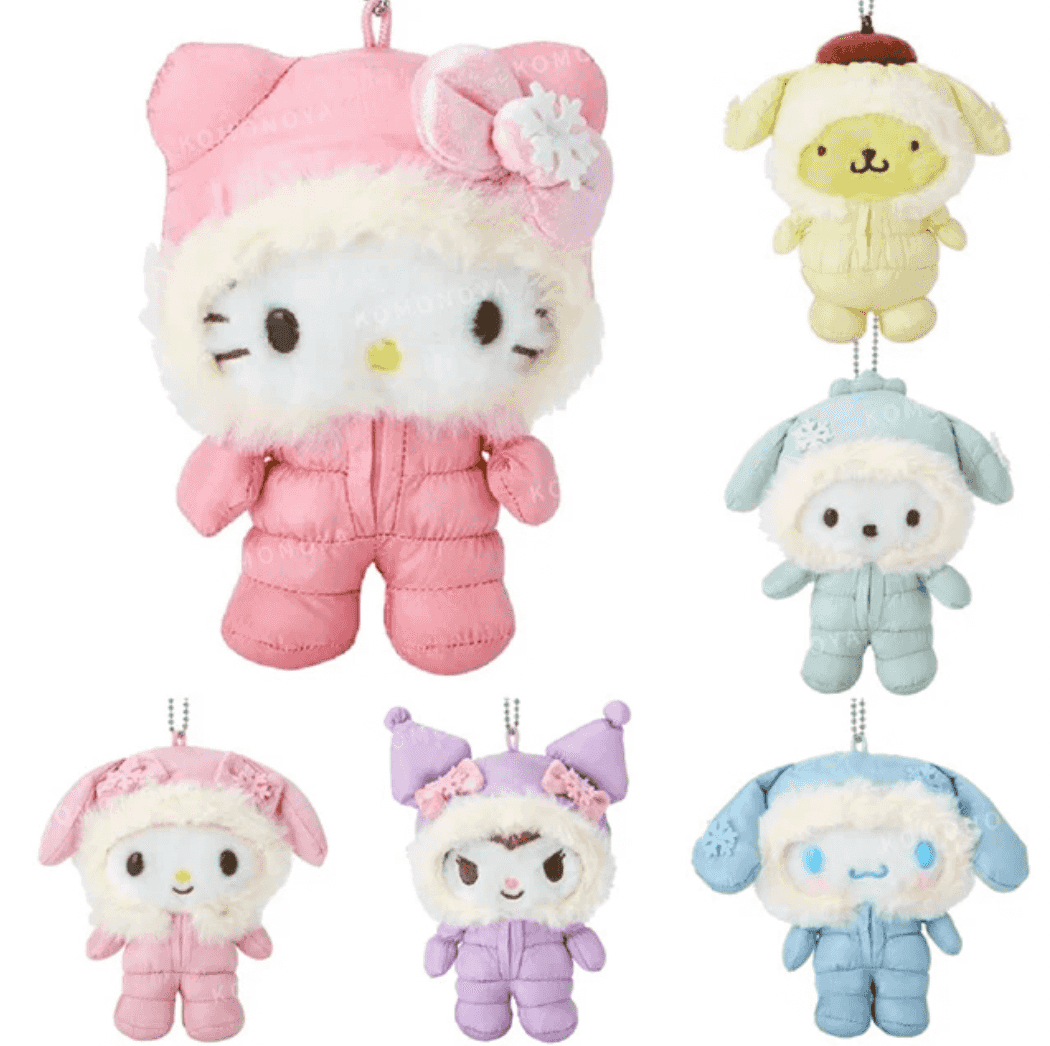 Thumbnail of Sanrio Hello Kitty Fluffy Puffy Winter Mascot Holder