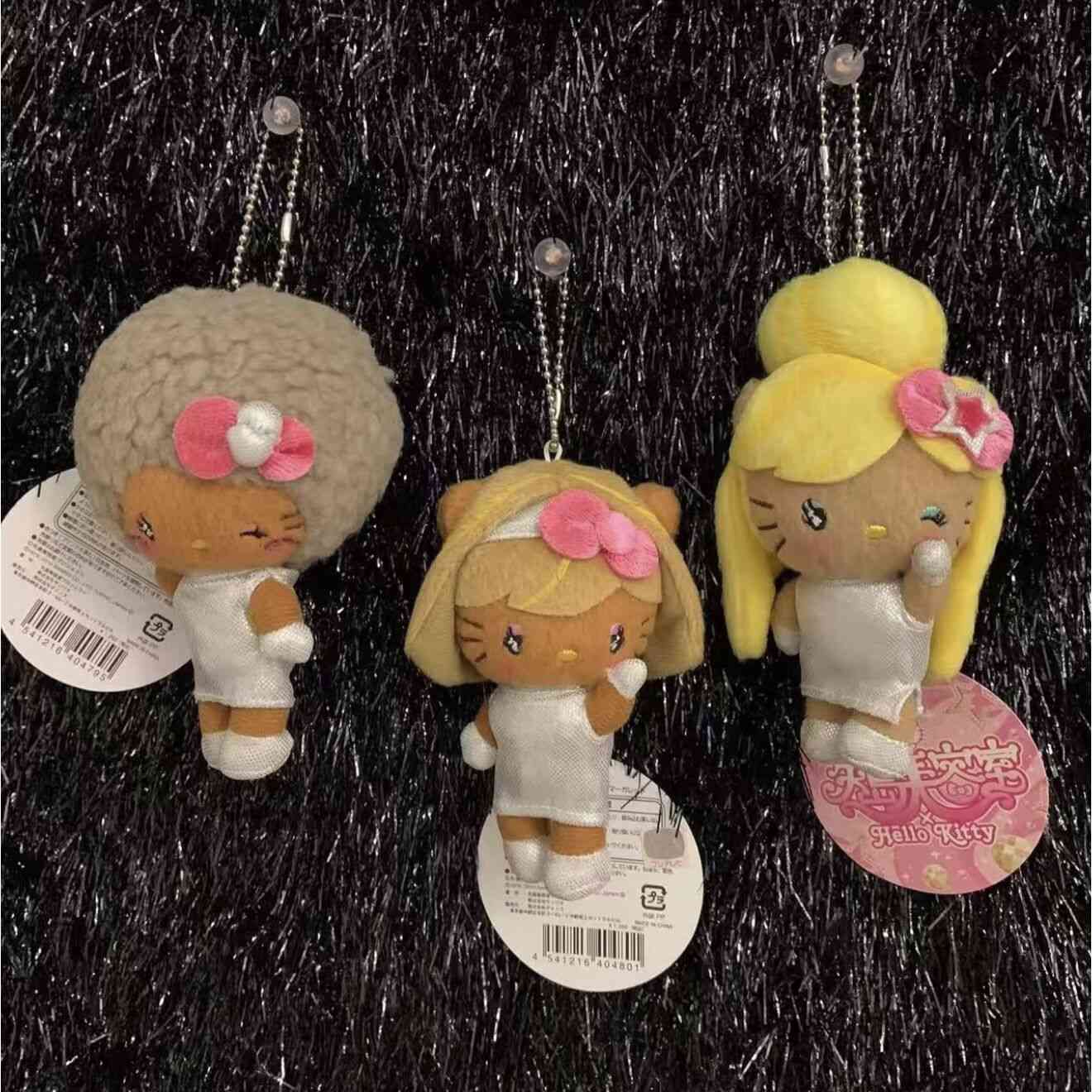 Thumbnail of Vintage Sanrio Hello Kitty Yajima Beauty Salon Tanned Plush Charm 