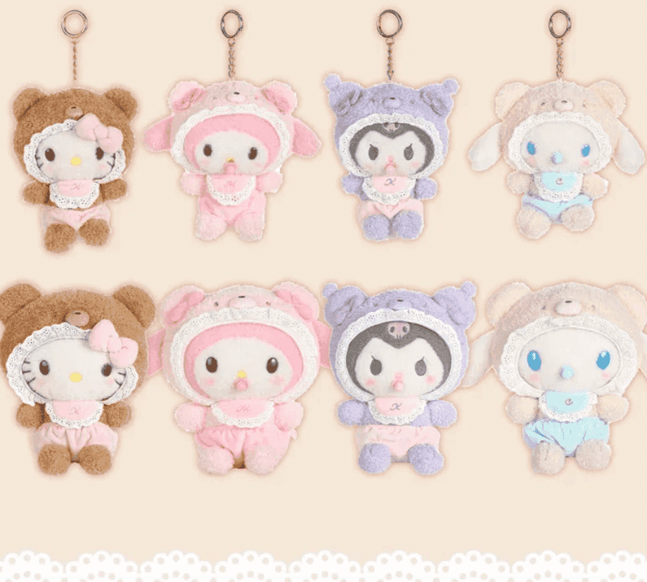 Thumbnail of Sanrio Hello Kitty Baby Latte Series Plush keychain
