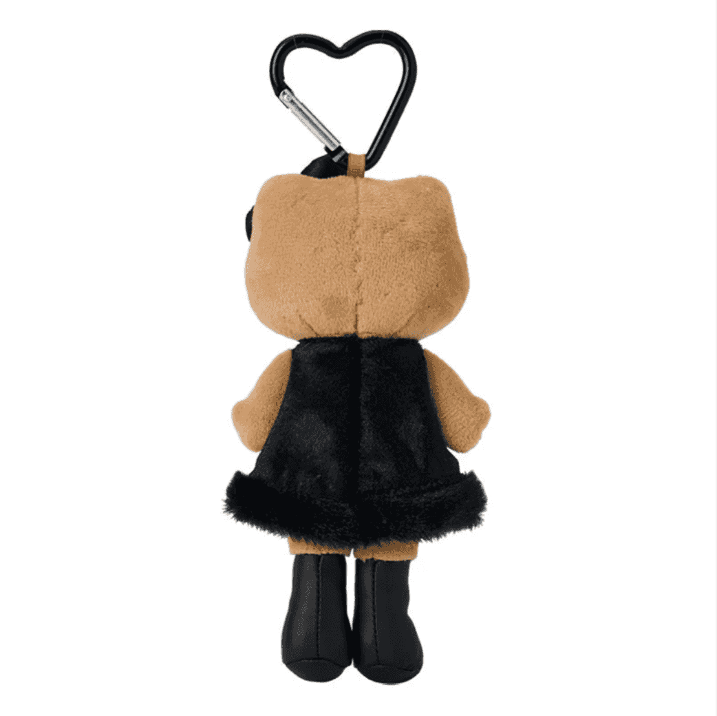 Thumbnail of Sanrio NIC Hello Kitty Style Up Plush Keychain - Sunburn Black Ver.