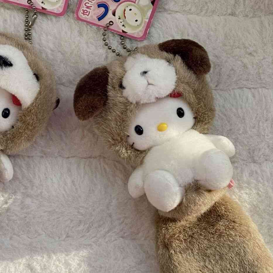 Vintage Sanrio Hello Kitty Otter Mascot Charm