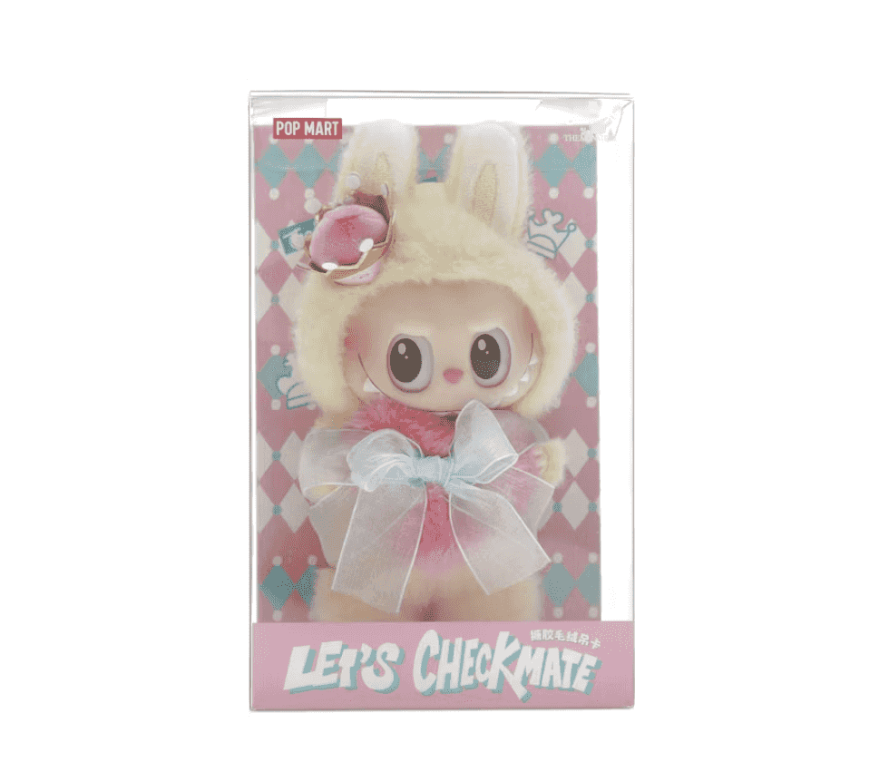Pop Mart Labubu The Monsters Let's Checkmate Series Vinyl Plush Hanging Card