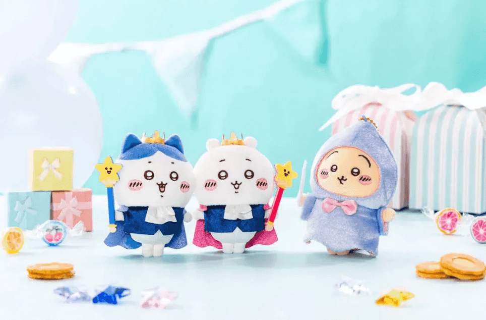 Thumbnail of Chiikawa Birthday Mascot Plush Keychain Hachiware