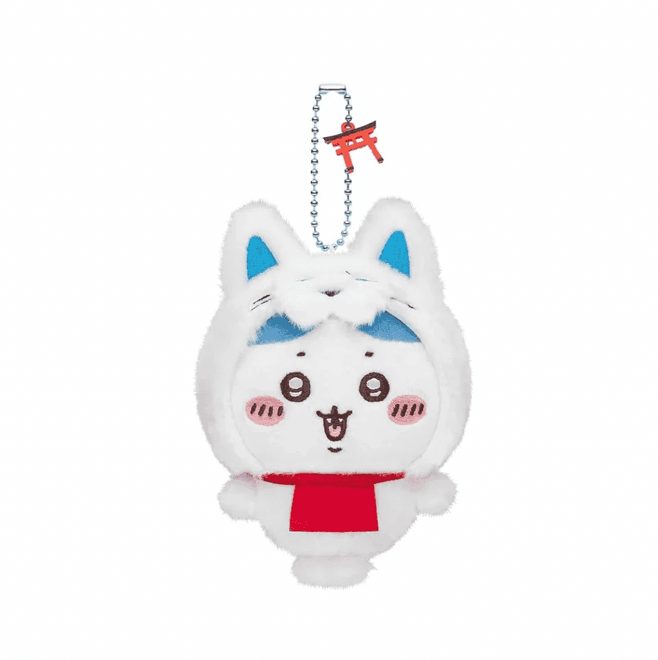 Chiikawa Mogumogu Honpo Fushimi Inari Taisha Limited Mascot Holder - Hachiware